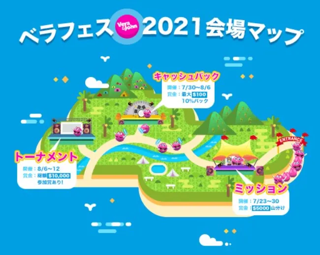 【ベラジョンカジノ】日本最大級ベラフェス2021開催期間