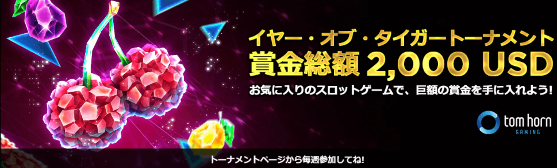 【ライブカジノハウス】イヤー・オブ・タイガートーナメント